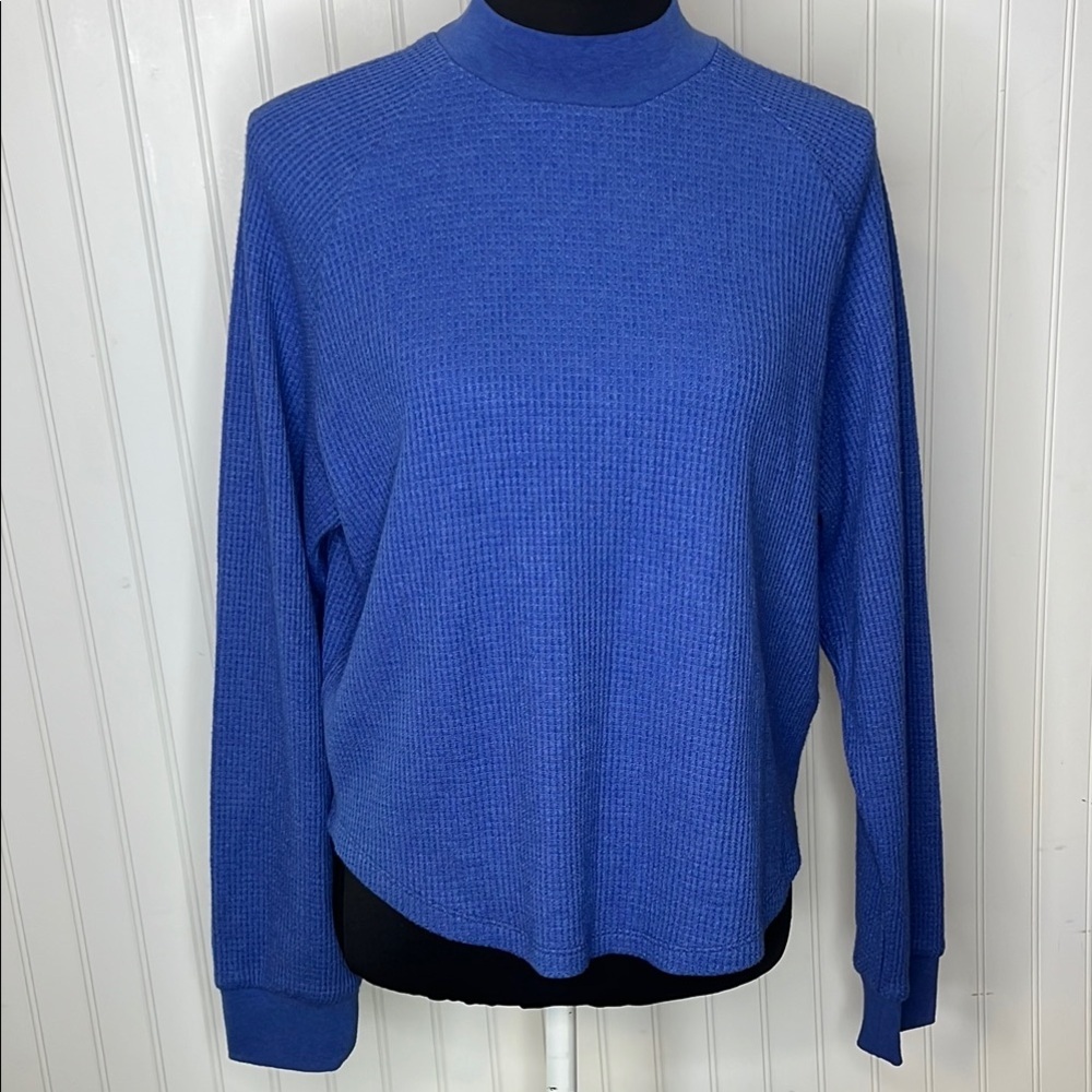 - Madewell Waffle Knit Crew Neck Tee Size 1X